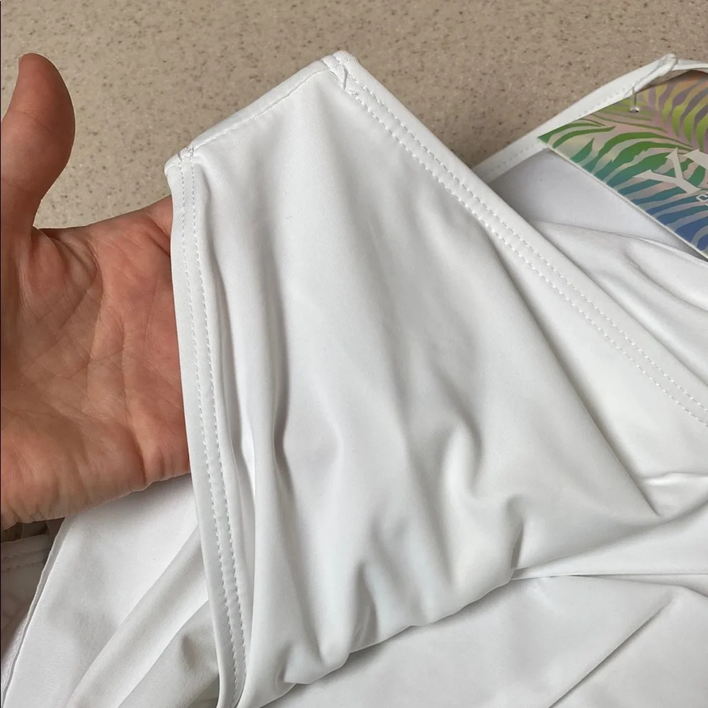 YMI White Bikini set with Star Details - Picture 7 of 9